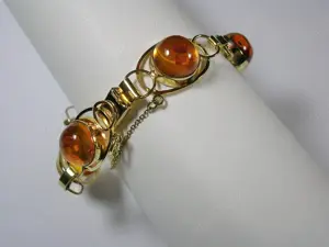 NEU: schönes Armband 333 Gold mit Bernstein