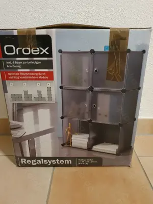 Regalsystem grau anthrazit