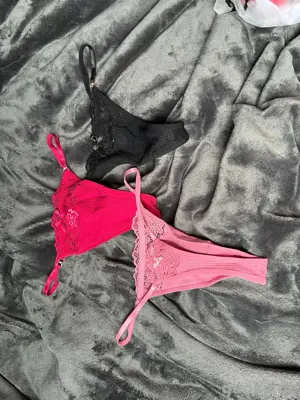 strings Tanga Slips Höschen Damen Frauen getragen M 