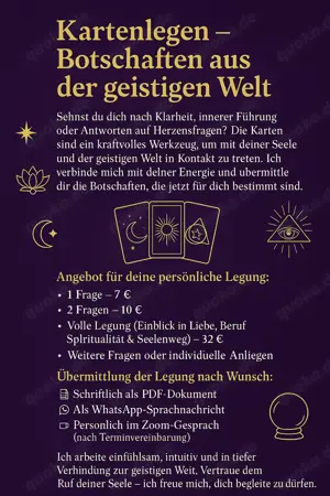 Kartenlegen - Klarheit für dein Leben!