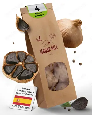 Schwarzer Knoblauch - 4 Knollen 14,49   (1 Stück = 3,62) inkl. MwSt., zzgl. Versand.