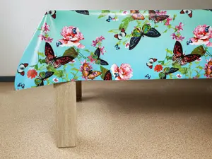 Tischdecke Wachstischtuch PVC Wachstischdecke Abwaschbar Tischläufer Küche Tisch