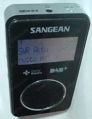 Sangean DPR-34+ tragbares DAB UKW - Taschenradio Bild 2