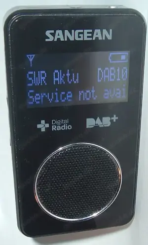 Sangean DPR-34+ tragbares DAB UKW - Taschenradio Bild 3