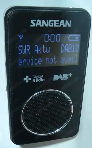 Sangean DPR-34+ tragbares DAB UKW - Taschenradio Bild 4