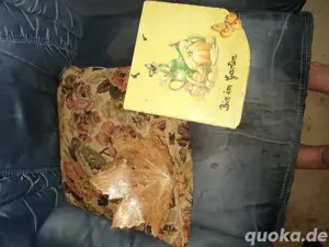  Schild bin im Garten und Blatt Deko zusammen 5 euro Blatt glaub ich Ton u bin im Garten Schiefer 