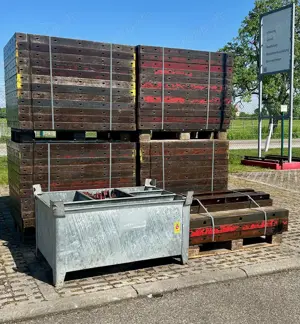 Paschal Schalung Set 64,40m  top Material - Fundamentschalung Mauerschalung Wandschalung
