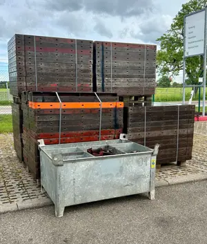Paschalschalung Raster Schalung Fundamentschalung top Zustand - im Komplettset - ca. 92m 