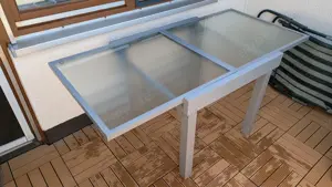 Balkontisch ausziehbar mit 4 Stühlen  Bild 3