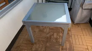 Balkontisch ausziehbar mit 4 Stühlen  Bild 2