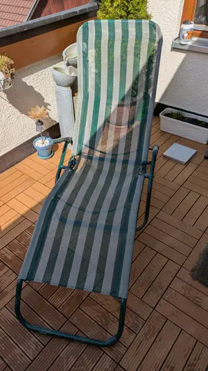 Liegestuhl, einklappbar