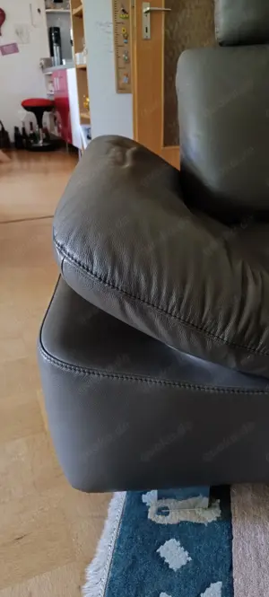 2 Sitzer Sofa Echtleder von der Firma Hukla