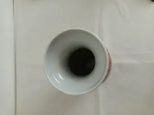 Vase chinesisch Vögel bunte Blumen Öffnung 8,5cm Bild 5