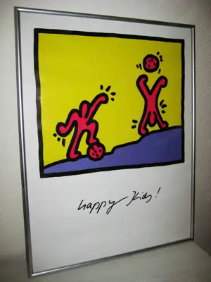 Keith Haring - Poster gerahmt Bild 2