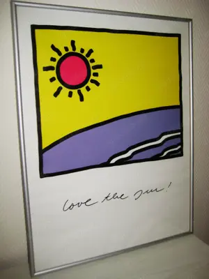Keith Haring - Poster gerahmt Bild 3