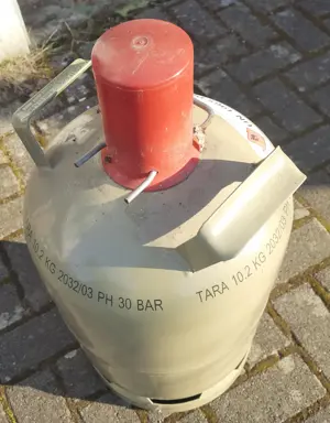 Nutzungsflasche 11kg grau leer