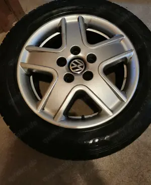 Retro-Alufelgen 7x16Zoll ET59, LK 5x112 original VW 
