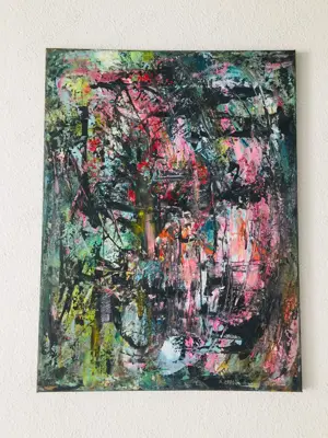 Acrylgemälde Abstrakt Unikat Org. 60x80 