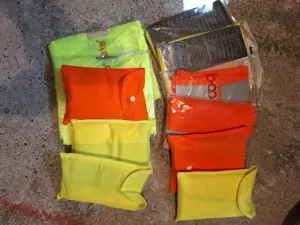 Warnwesten Orange Rot