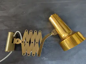 Pfäffle Scherenlampe Original aus den 60er Jahren, Messing, TOP-Zustand Bild 5