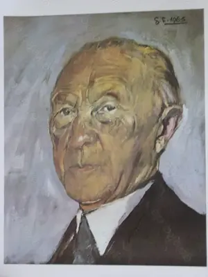 Poster von Konrad Adenauer