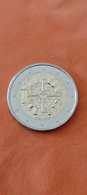 2 Euro Münze Karl der Große  Bild 2