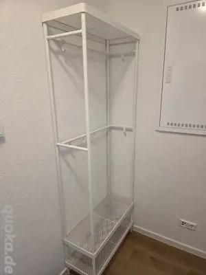 Garderobe weiß mit Schuhablage