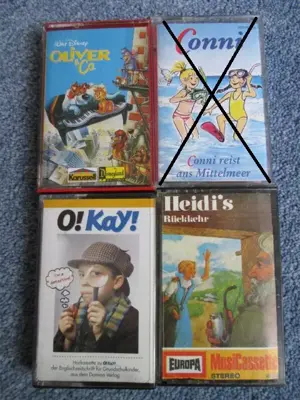 MC Kassetten 3 Stück Heidi, Oliver&Co., Okay