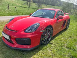 Porsche Cayman Cayman GT4 Carbon Schalensitze Erstlack indischrot