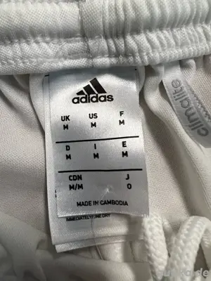 Adidas Sporthose Weiss M Bild 2