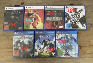 PS4   PS5 Spiele Horizon, Callisto, Suicide Squad, God of War