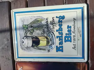 2 karlsberg deko blech bilder zu verkaufen 