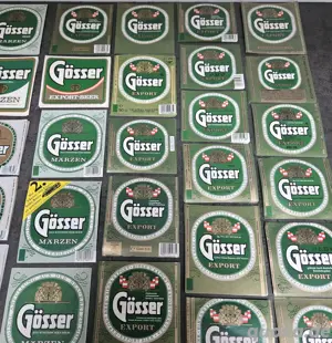 Konvolut GÖSSER BIERETIKETTEN 1980 90er (mehrere hundert Stück) Bild 4