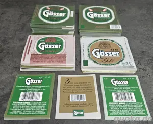 Konvolut GÖSSER BIERETIKETTEN 1980 90er (mehrere hundert Stück) Bild 6