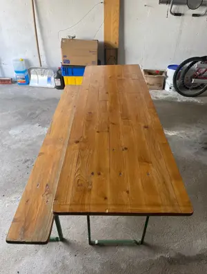 Festzeltgarnitur   Sitzgarnitur mit Tisch und 2 Bänken Bild 2