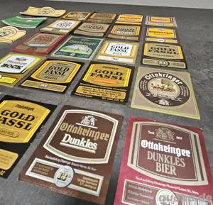 OTTAKRINGER Brauerei Bieretiketten (80 90er) über 200 Stück  Neu u. Unbenutzt Bild 2
