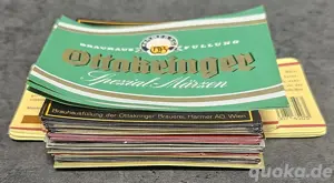 OTTAKRINGER Brauerei Bieretiketten (80 90er) über 200 Stück  Neu u. Unbenutzt Bild 3