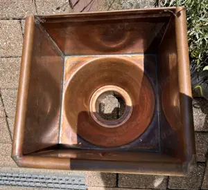 Wasserfangkasten, Rinnenkessel Kupfer