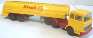 Wiking alt 1:87 MB 2223 Shell Tanksattelzug Tankzug Bild 2