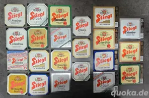 Konvolut STIEGL BIERETIKETTEN (190 Stk.  80er und 90er)  Top Zustand 