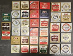 Konvolut 800 Stk Bieretiketten BRAU AG "KAISER Bier" (1980er 90er) Neu und Unbenutzt 
