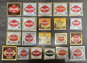 Konvolut 390 Stk. BIERETIKETTEN "STEFFL Bier" (80er 90er) Neu u. Unbenutzt