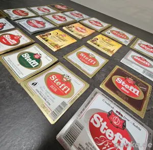 Konvolut 390 Stk. BIERETIKETTEN "STEFFL Bier" (80er 90er) Neu u. Unbenutzt Bild 3