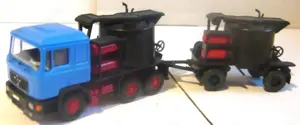 Wiking alt 1:87 MAN F90 Asphaltkocher mit Hänger