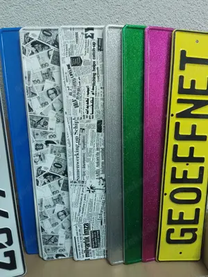  Parkplatzschilder & Nummernschilder!