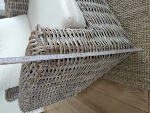 Rattan Lounge Sessel withe washed