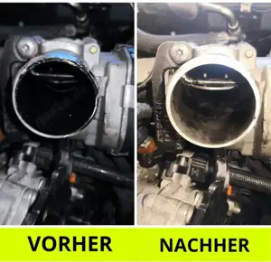 Ansaugbrücken Reinigung AGR Ventil CARBON CLEANING Motorinnenreinigung