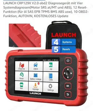 LAUNCH CRP129X V2.0 obd2 Diagnosegerät