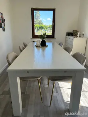 Esstisch mit 6 Stühlen