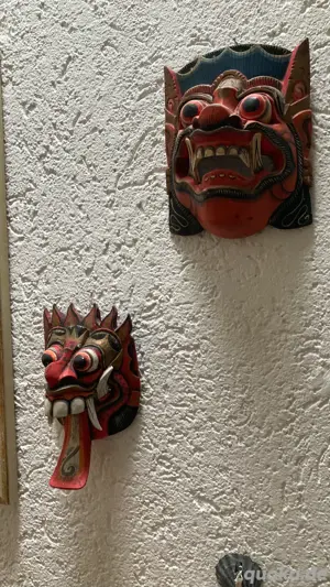 Asiatische Kultfigur, Masken u Bilder Bild 5